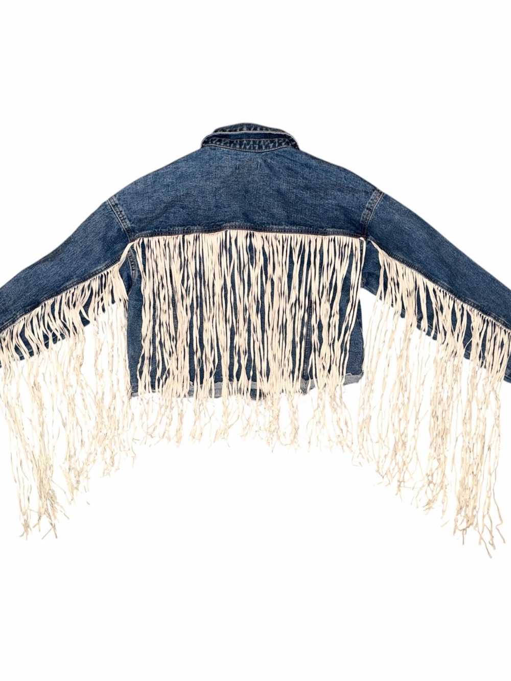 Fringe Wings Jean Jacket
